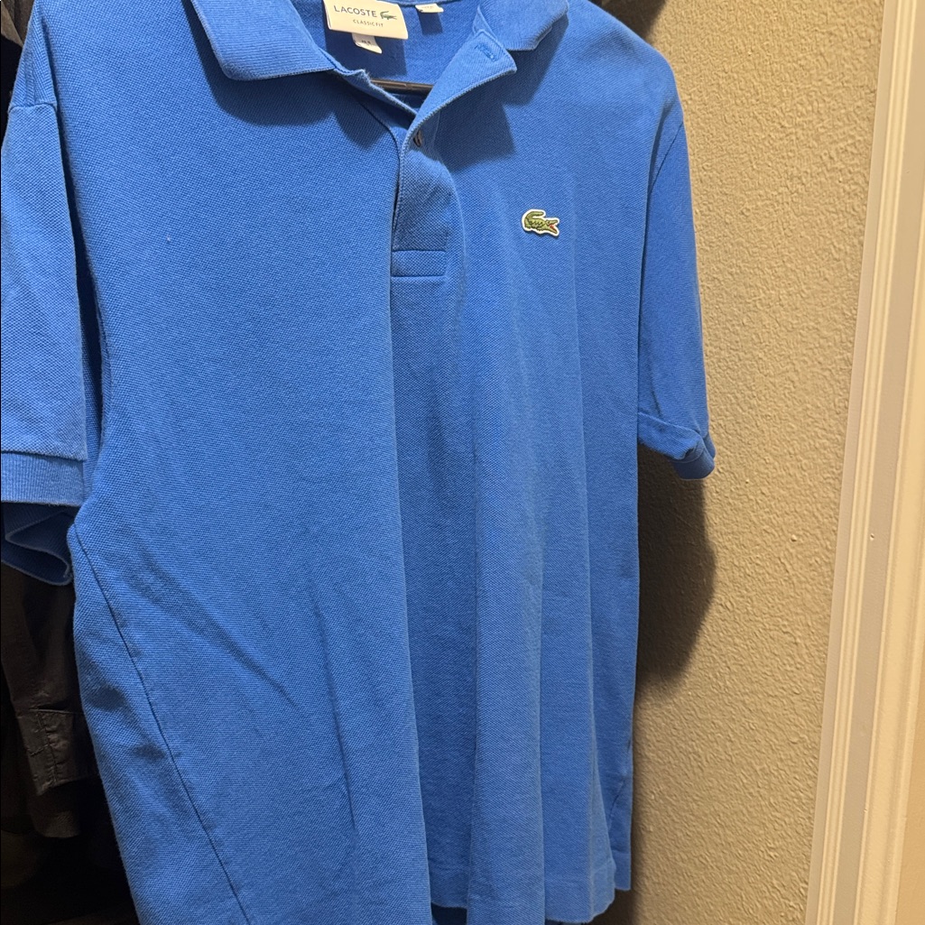 Lacoste Vibrant Blue Polo Shirt